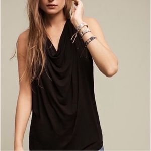 Michael Stars cowl neck halter tank